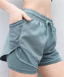 Atmungsaktiv & Schnell trocknend High-Waist Fitnessshorts Damen – Mira