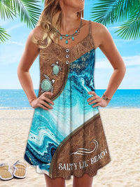 Sommer-Minikleid mit Verspieltem Print – Celestine