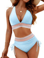 Formendes Bikini-Set mit High-Waist-Slip & Push-up-Top – Selina | 1 kaufen, 1 gratis