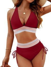Formendes Bikini-Set mit High-Waist-Slip & Push-up-Top – Selina | 1 kaufen, 1 gratis