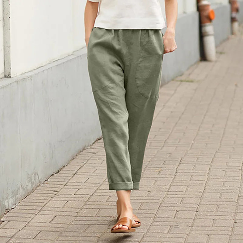 Viktoria – Weite Hose mit Taschen – Produktansicht 3