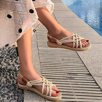 Geflochtene Gladiatorsandalen – Serina