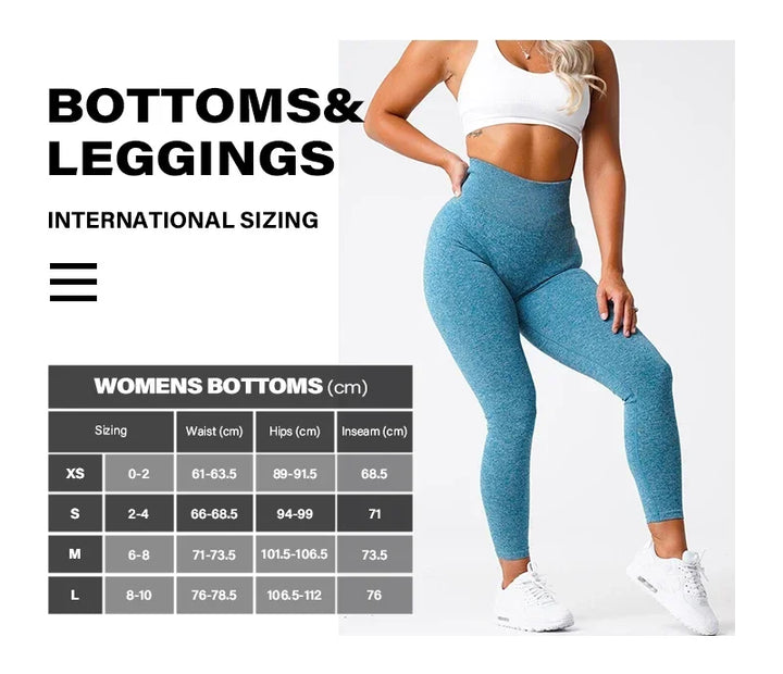 Nahtlose Yoga-Leggings mit Stretchbund & perfekter Passform – Freya