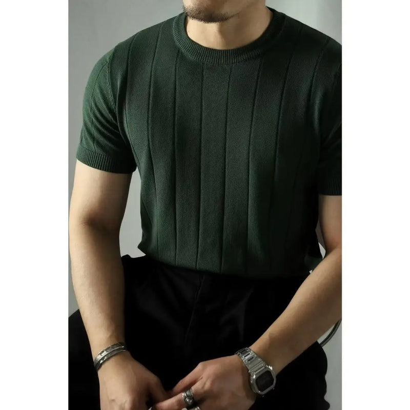 Slim Fit Herren-Poloshirt mit Reißverschluss – Fabrizio