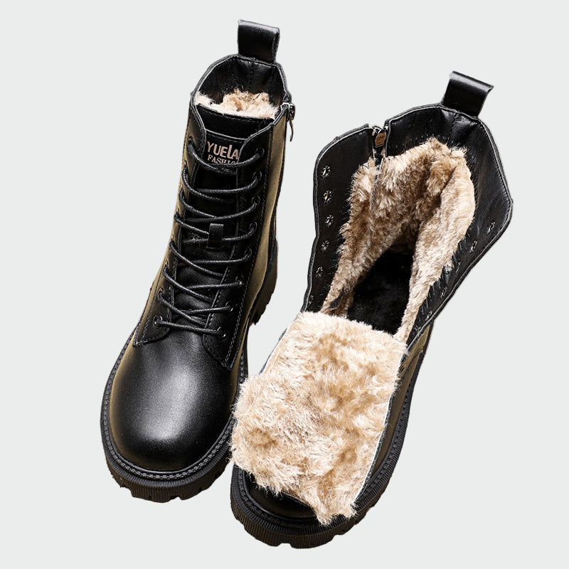 Berit – Winterliche Leder-Stiefeletten – Produktansicht 1