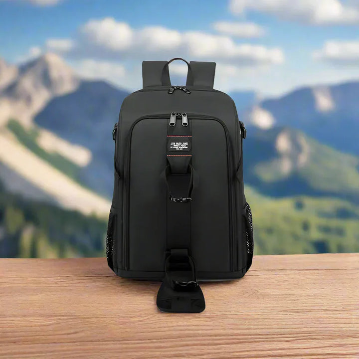 Wasserdichter Oxford-Kamera-Rucksack mit mehreren Fächern – Elric