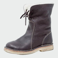 Berta – Wasserdichte Herren-Lederstiefel mit Wollfutter – Produktansicht 3