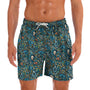 Herren Schwimmshort mit Fröhlichem Print – Milo