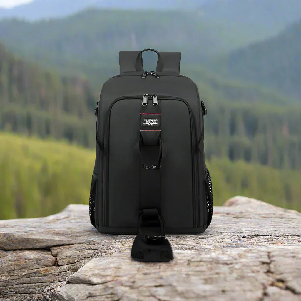Wasserdichter Oxford-Kamera-Rucksack mit mehreren Fächern – Elric