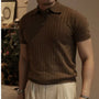 Slim Fit Herren-Poloshirt mit Reißverschluss – Fabrizio