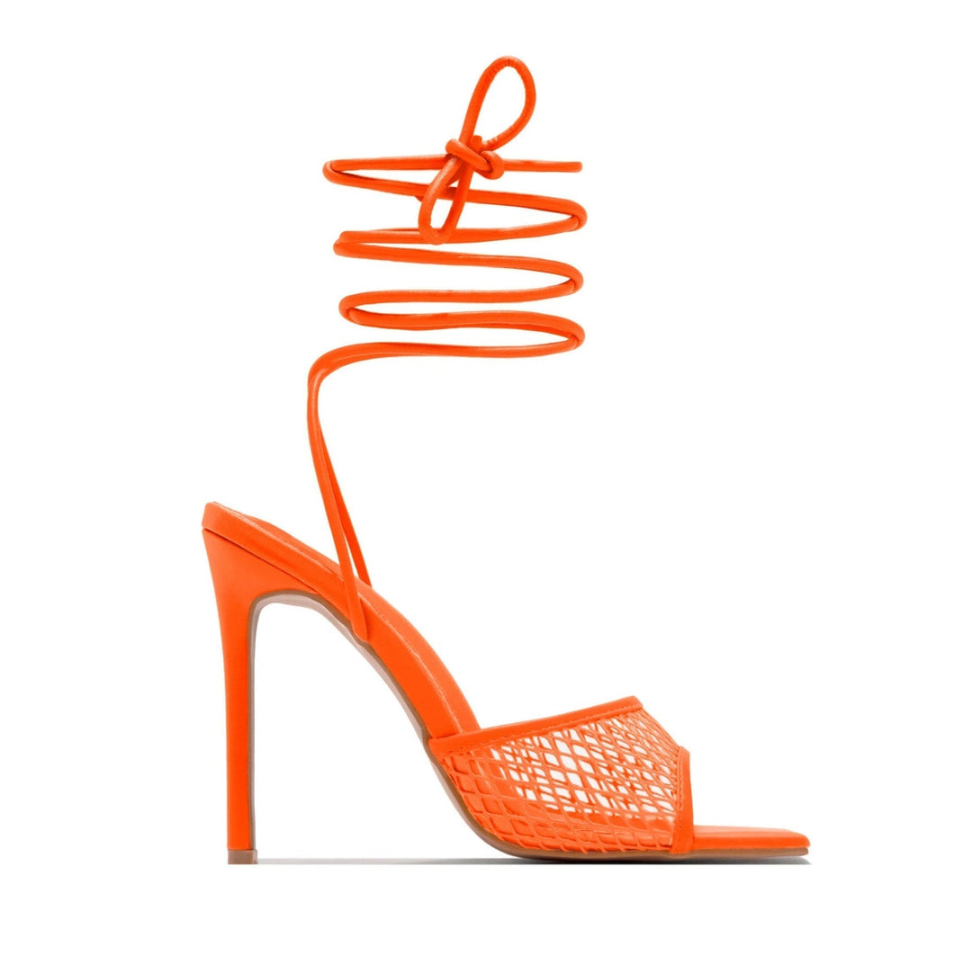 Pumps mit Spitzen-Optik – Céleste