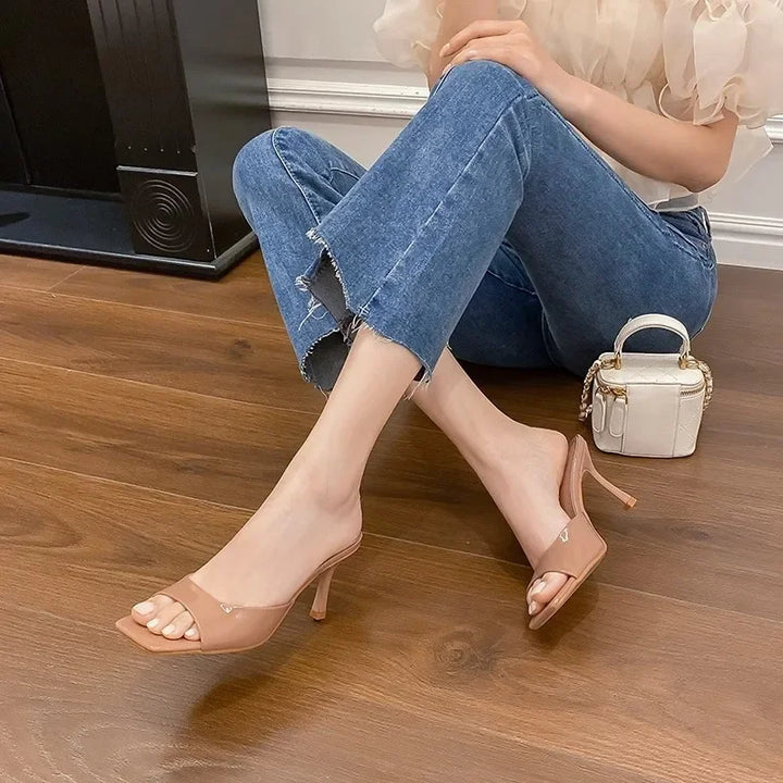 Offene Absatz-Mules Damen – Mirella