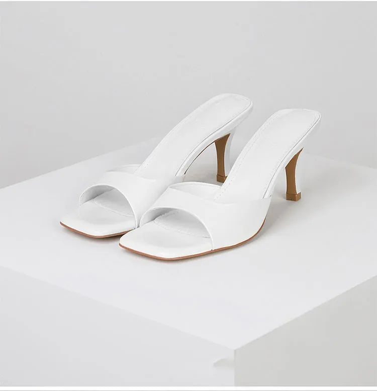 Offene Absatz-Mules Damen – Mirella