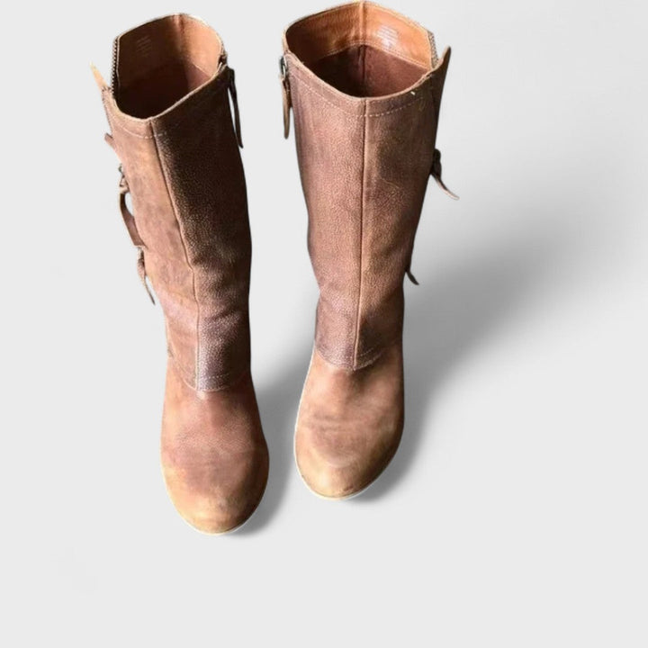 Daria – Vintage-Stiefel bis zur Wadenmitte – Produktansicht 3
