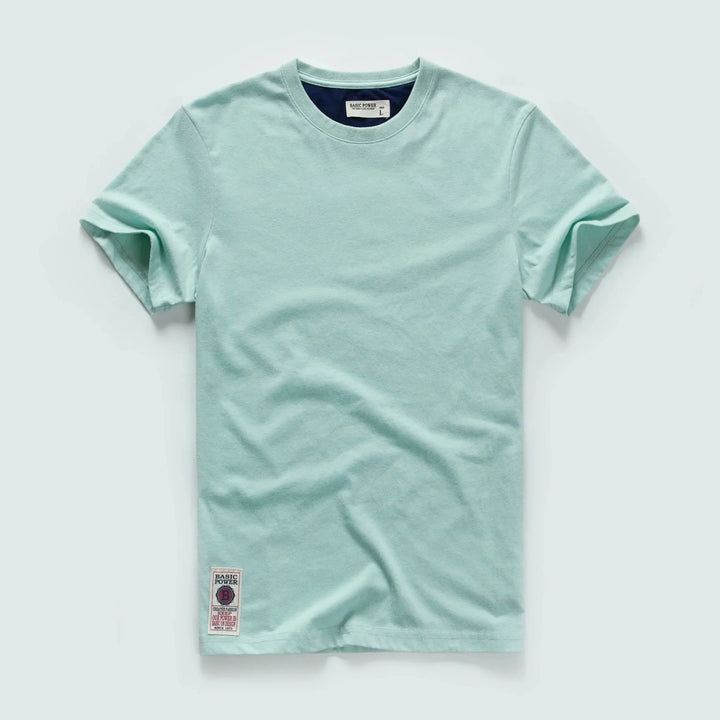 Klassisches Baumwoll-T-Shirt mit zeitlosem Look – Victor