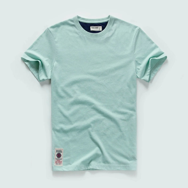 Klassisches Baumwoll-T-Shirt mit zeitlosem Look – Victor