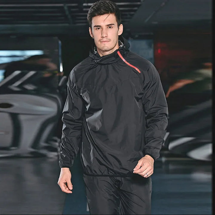 Leichtes Unisex Trainingsset mit Zipper & Kapuze – Remo