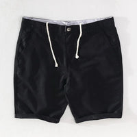 Strandshorts Herren Leinen-Baumwolle Sommerlook mit Knopfverschluss - Sandro