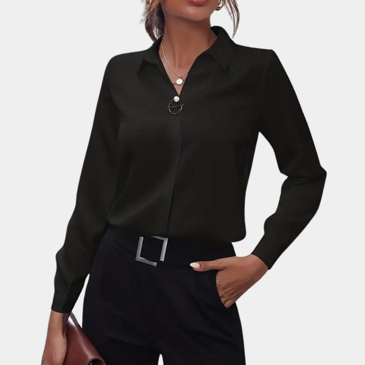Elegante Chiffonbluse für Damen – Amélie