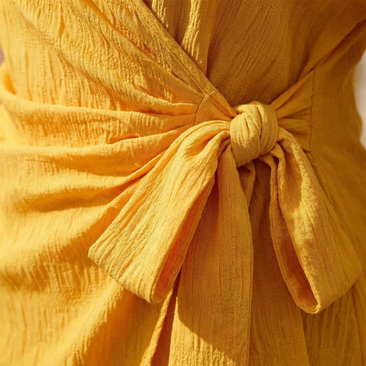 Sommerkleid In Plus-Size Mit Wickeloptik - Whitney
