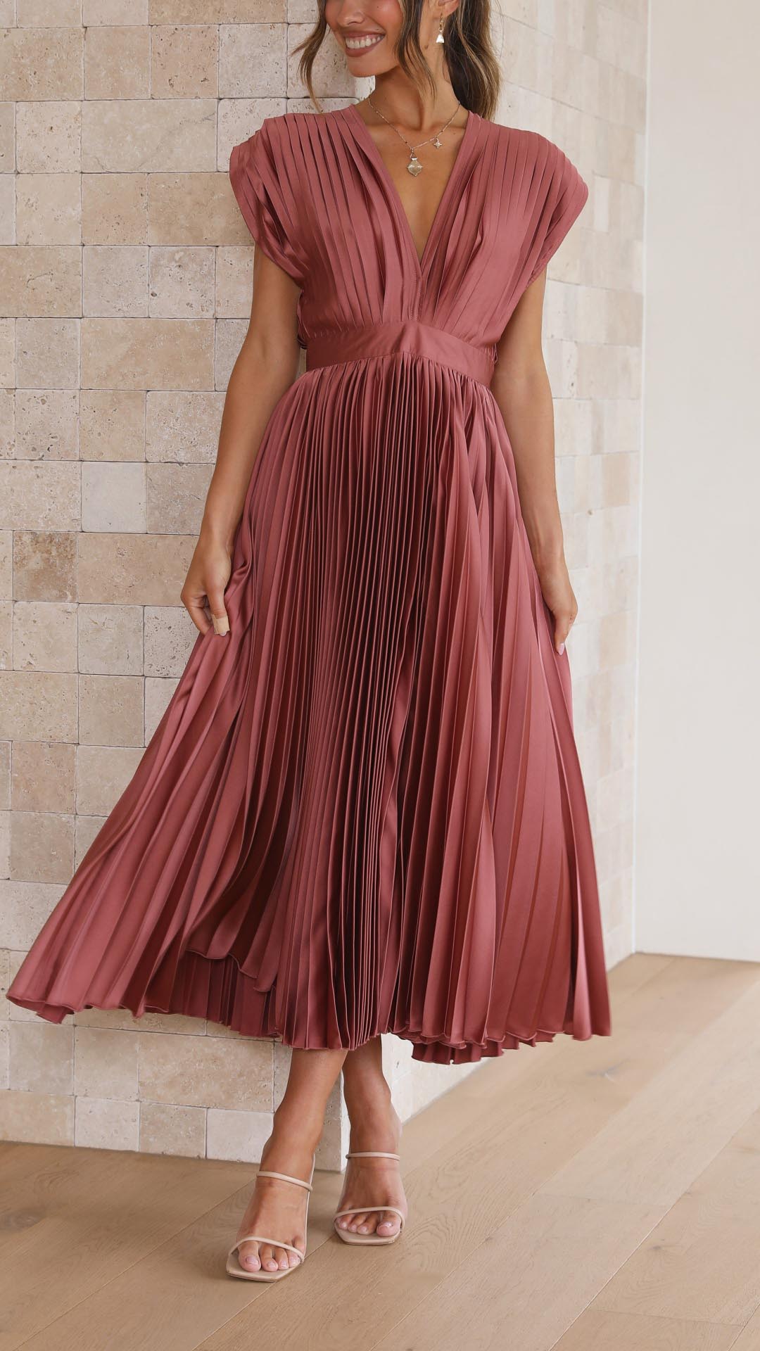 Sina – Kleid plissé elegant – Produktansicht 5