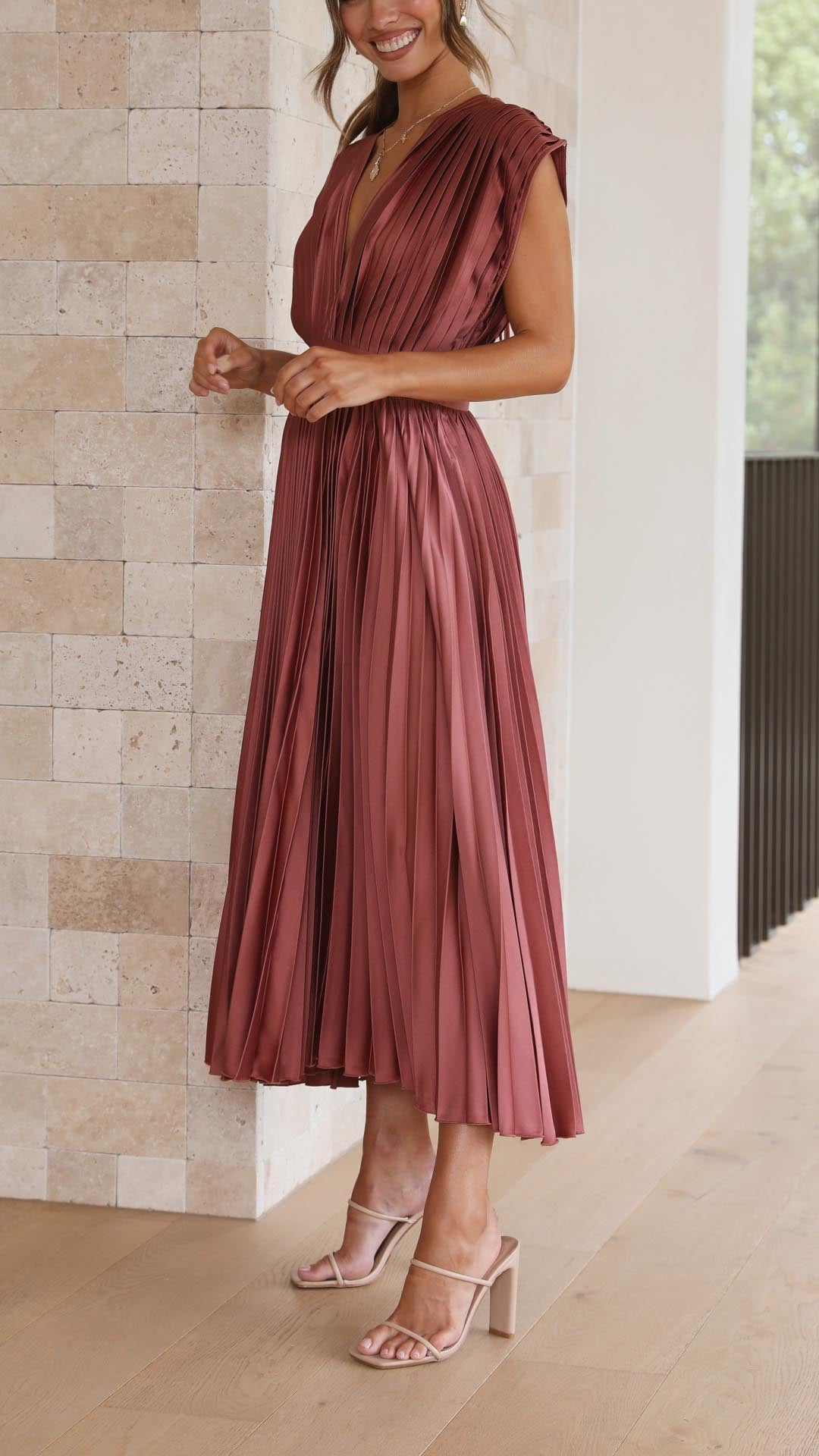 Sina – Kleid plissé elegant – Produktansicht 7