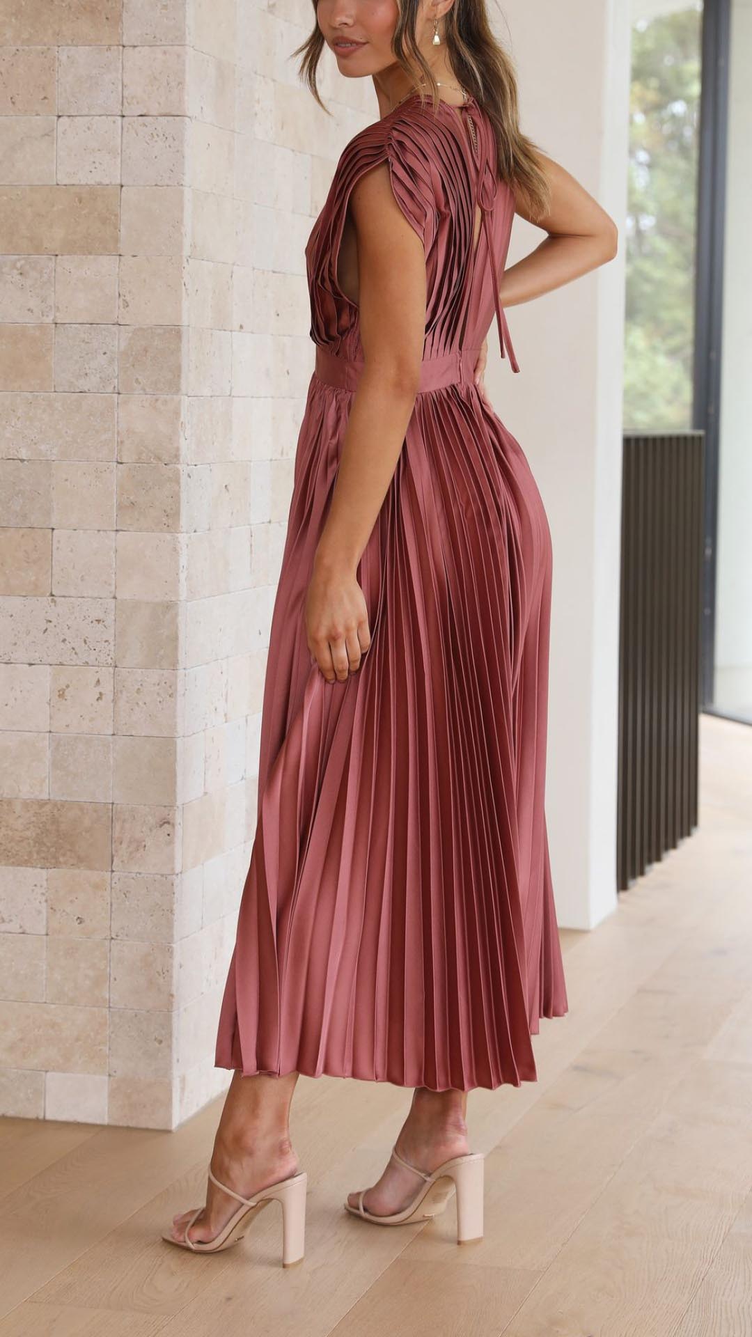 Sina – Kleid plissé elegant – Produktansicht 6