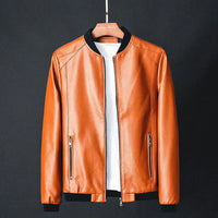Stilvolle Herren Lederjacke aus Kunstleder mit Präzisionsdetails – Tarek
