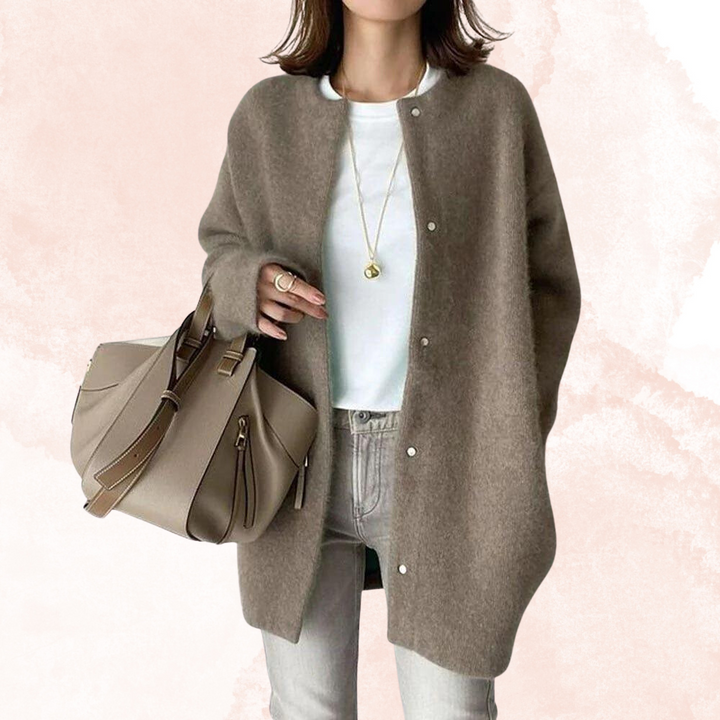 Leichte Khaki Sommerjacke mit zeitlosem Flair – Noa