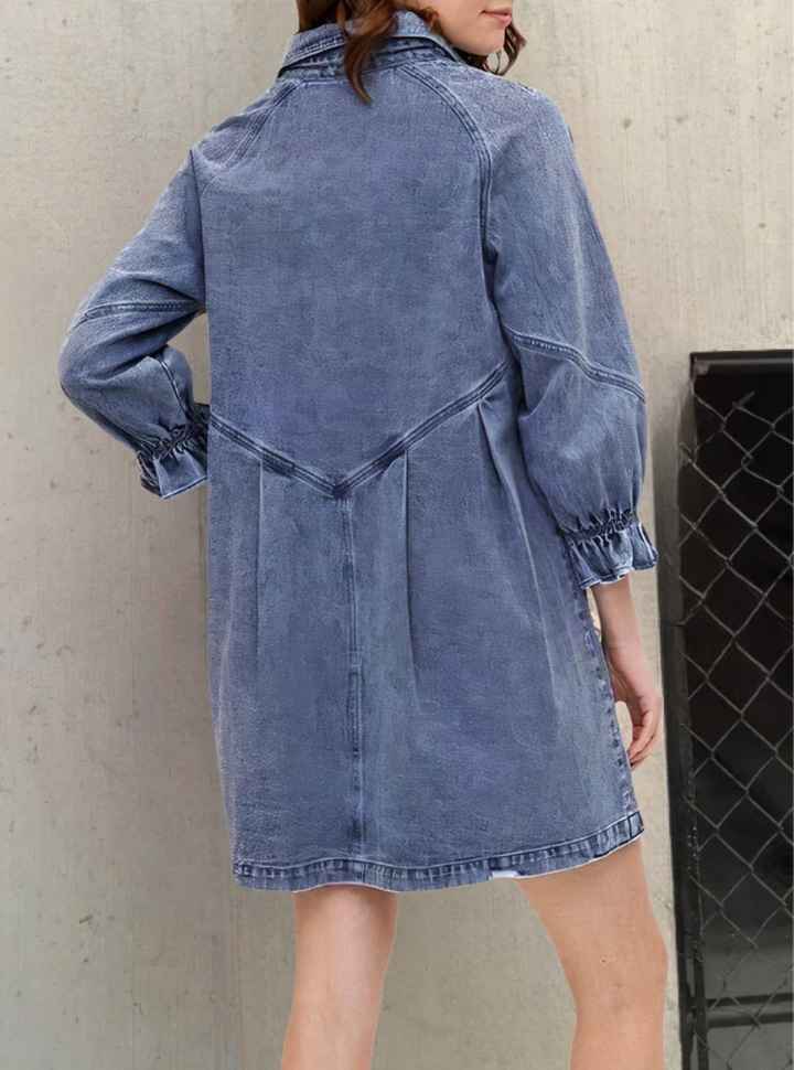 Denim Kleid mit langen Ärmeln – Noor