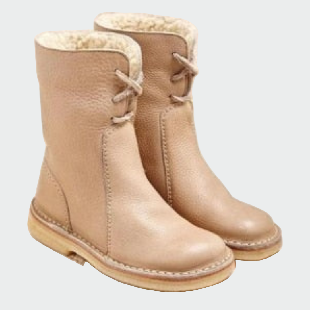 Berta – Wasserdichte Herren-Lederstiefel mit Wollfutter – Produktansicht 1