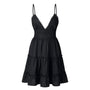 Luftige & stilvolle Mini-Trägerkleid mit V-Ausschnitt – Melina