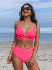 Bikini-Set mit Hohem Bund – Eliva