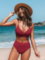 Bikini-Set mit Hohem Bund – Eliva
