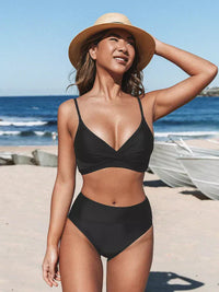 Bikini-Set mit Hohem Bund – Eliva