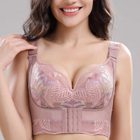 Frontverschluss-BH mit Blumenlace – Emilia