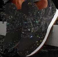 Glitzernde Damen-Sneaker mit sportlichem Komfort – Leona