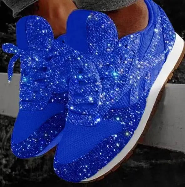 Glitzernde Damen-Sneaker mit sportlichem Komfort – Leona