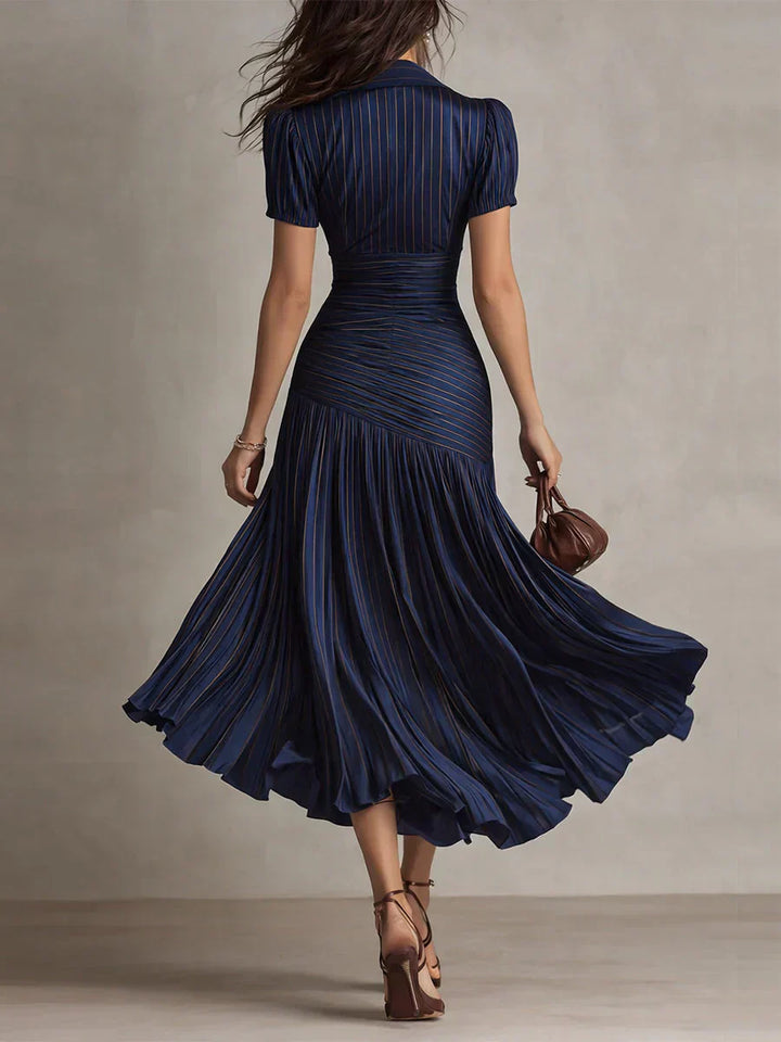 Lena – Maxikleid Chiffon Vintage elegant – Produktansicht 2