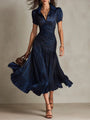Lena – Maxikleid Chiffon Vintage elegant – Produktansicht 1