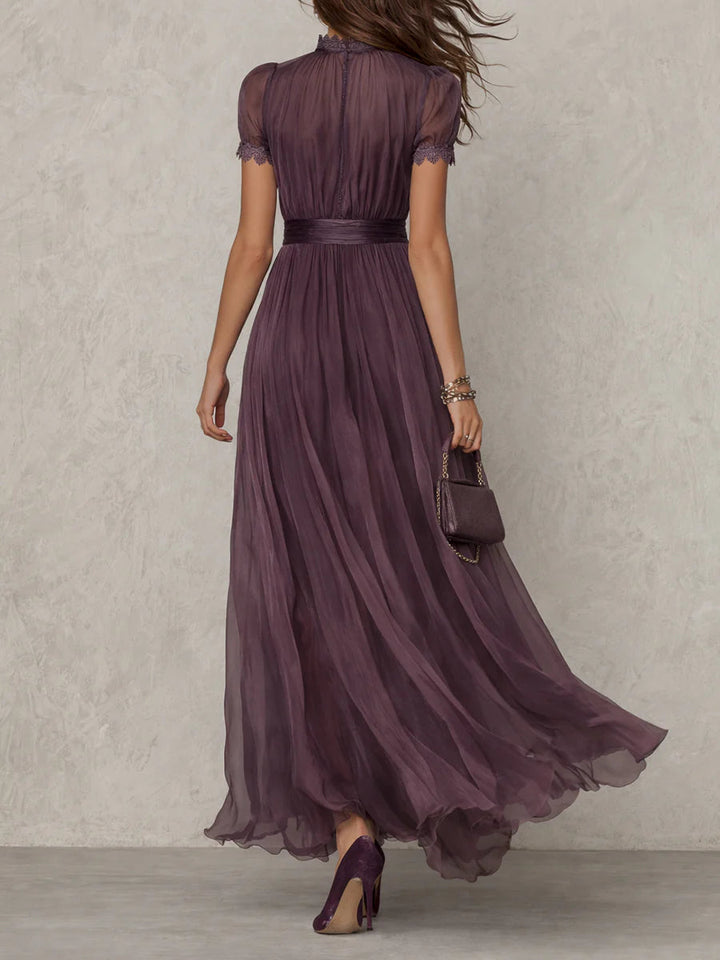 Mia – Maxikleid Chiffon Vintage elegant – Produktansicht 3