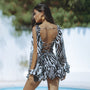 Leichte Sommerkleid mit eingebautem Höschen – Nola