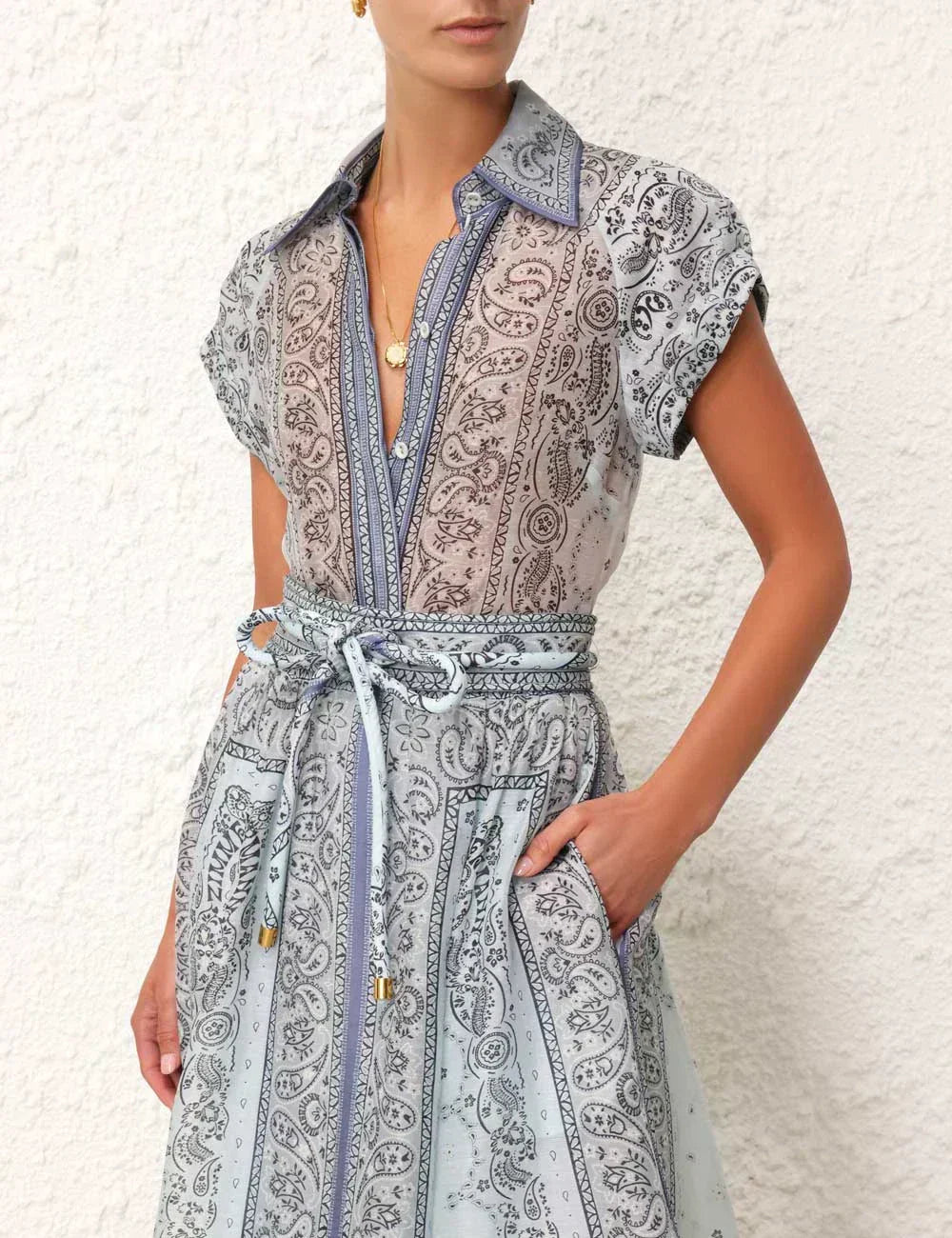 Magdalena – Bedrucktes zweiteiliges Boho-Set – Produktansicht 5