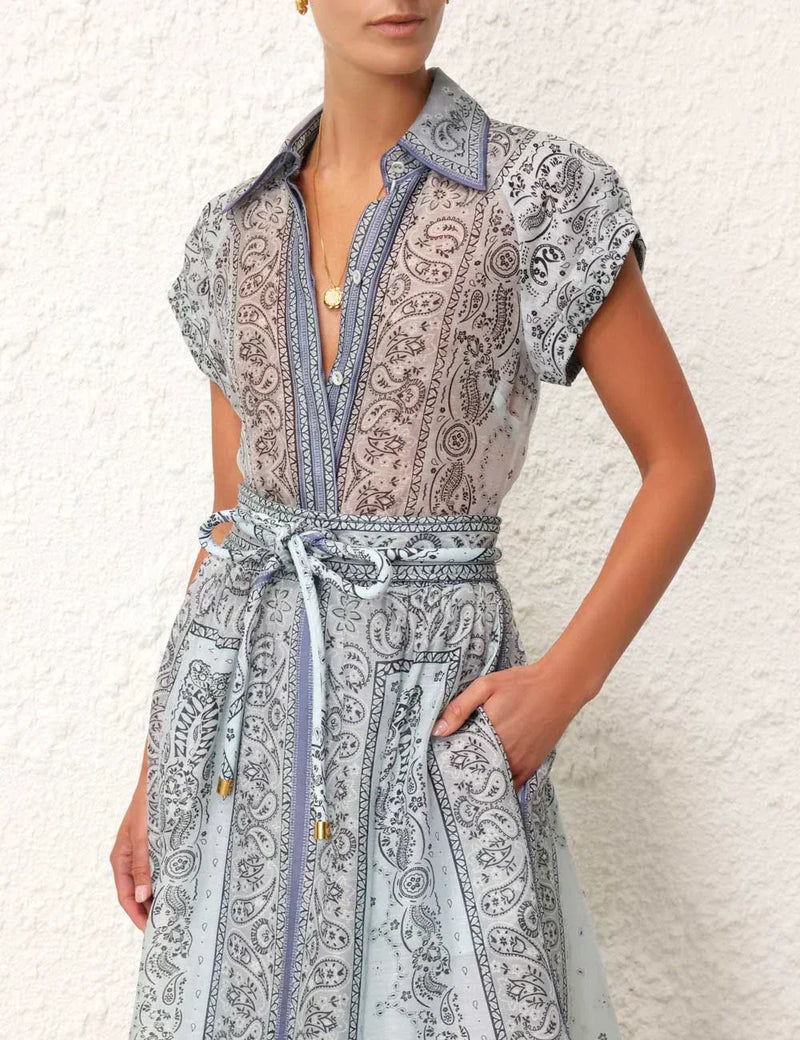 Magdalena – Bedrucktes zweiteiliges Boho-Set – Produktansicht 5