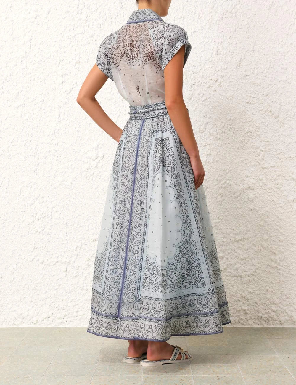 Magdalena – Bedrucktes zweiteiliges Boho-Set – Produktansicht 6