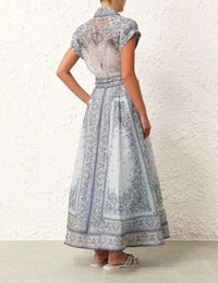 Magdalena – Bedrucktes zweiteiliges Boho-Set – Produktansicht 6