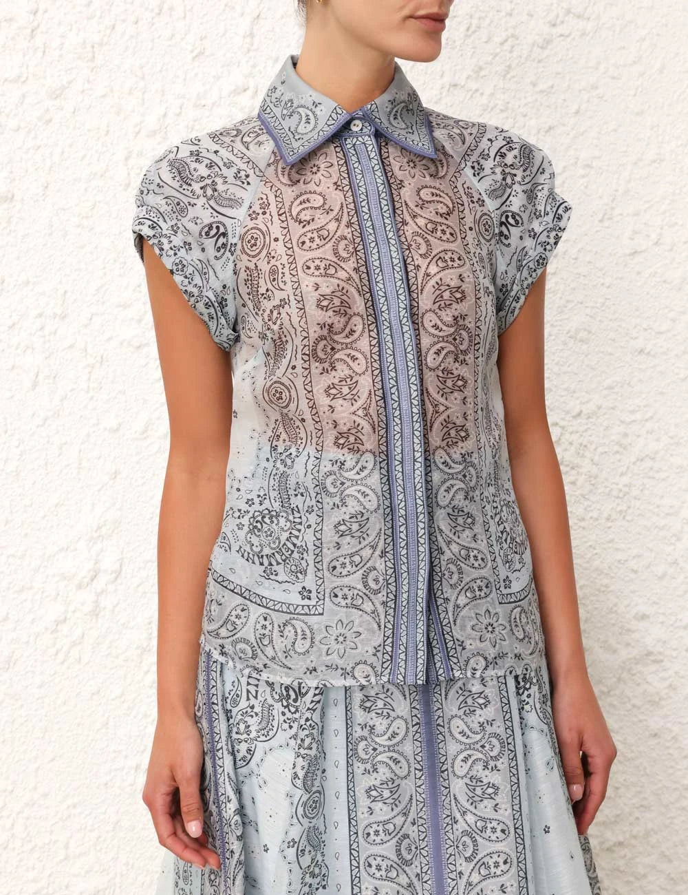 Magdalena – Bedrucktes zweiteiliges Boho-Set – Produktansicht 3