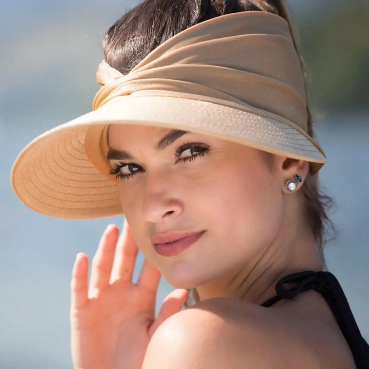 Faltbarer Sonnenhut mit großem Visier und UV-Schutz – Babes