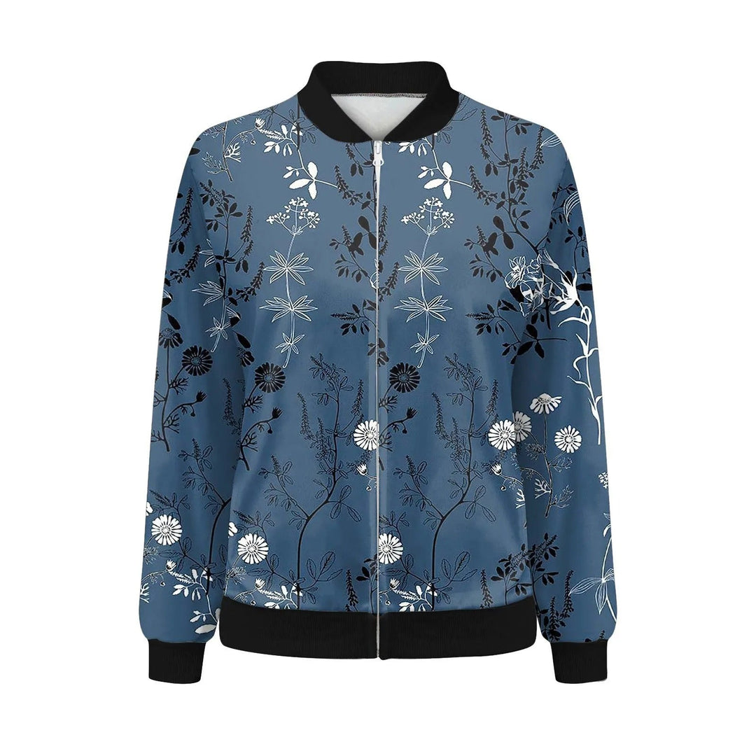 Damen Sommerjacke mit feinem Blumenmuster – Fiora