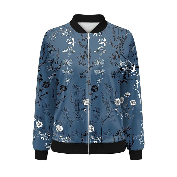 Damen Sommerjacke mit feinem Blumenmuster – Fiora